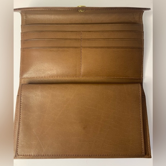 Vintage Coach Tabac Combination Wallet/Checkbook #4730 NY Original! NWT - Picture 10 of 13